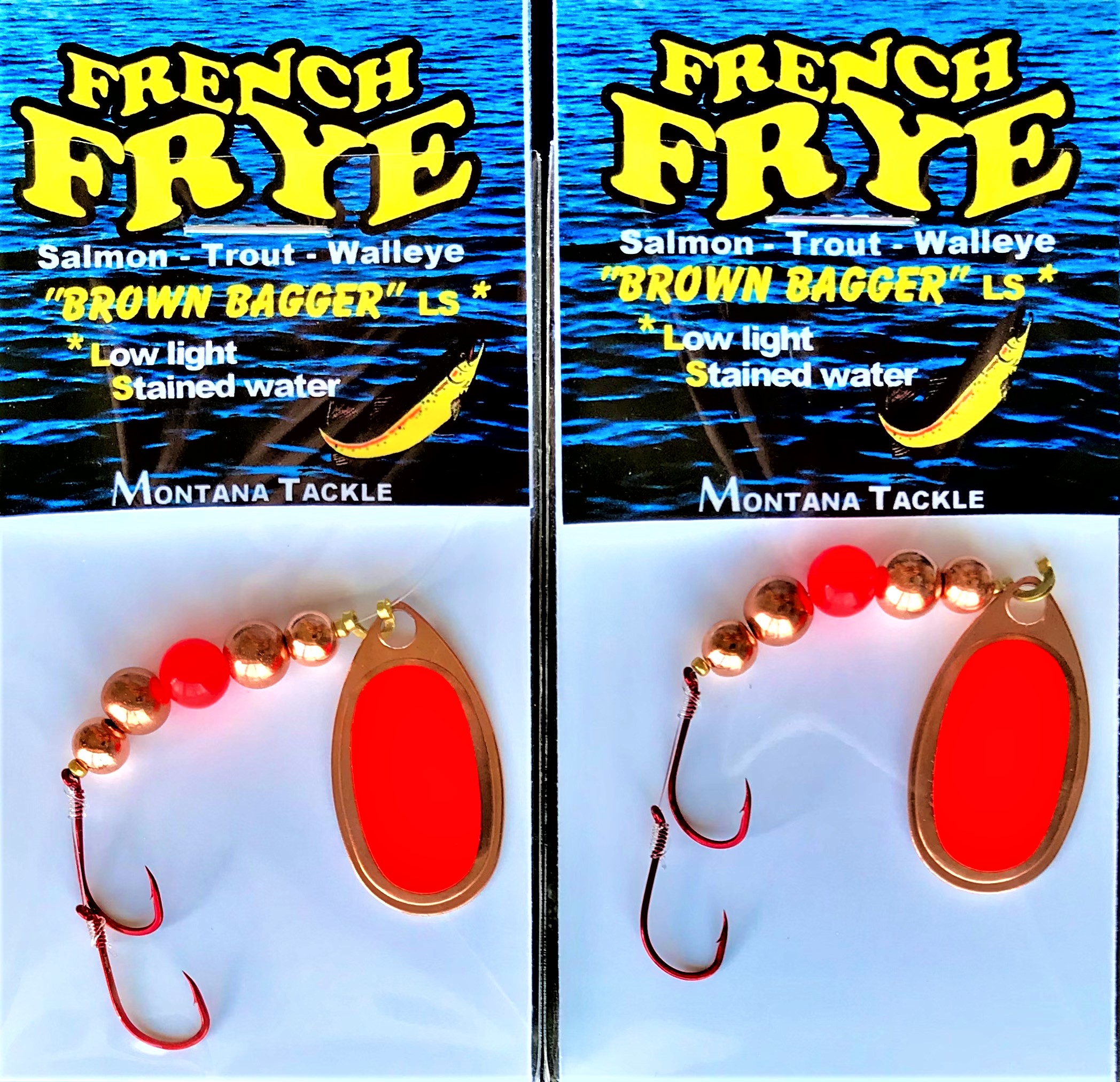 Walleye Spinner-Rigs (2): uv PINK SCULPIN - Montana Tackle